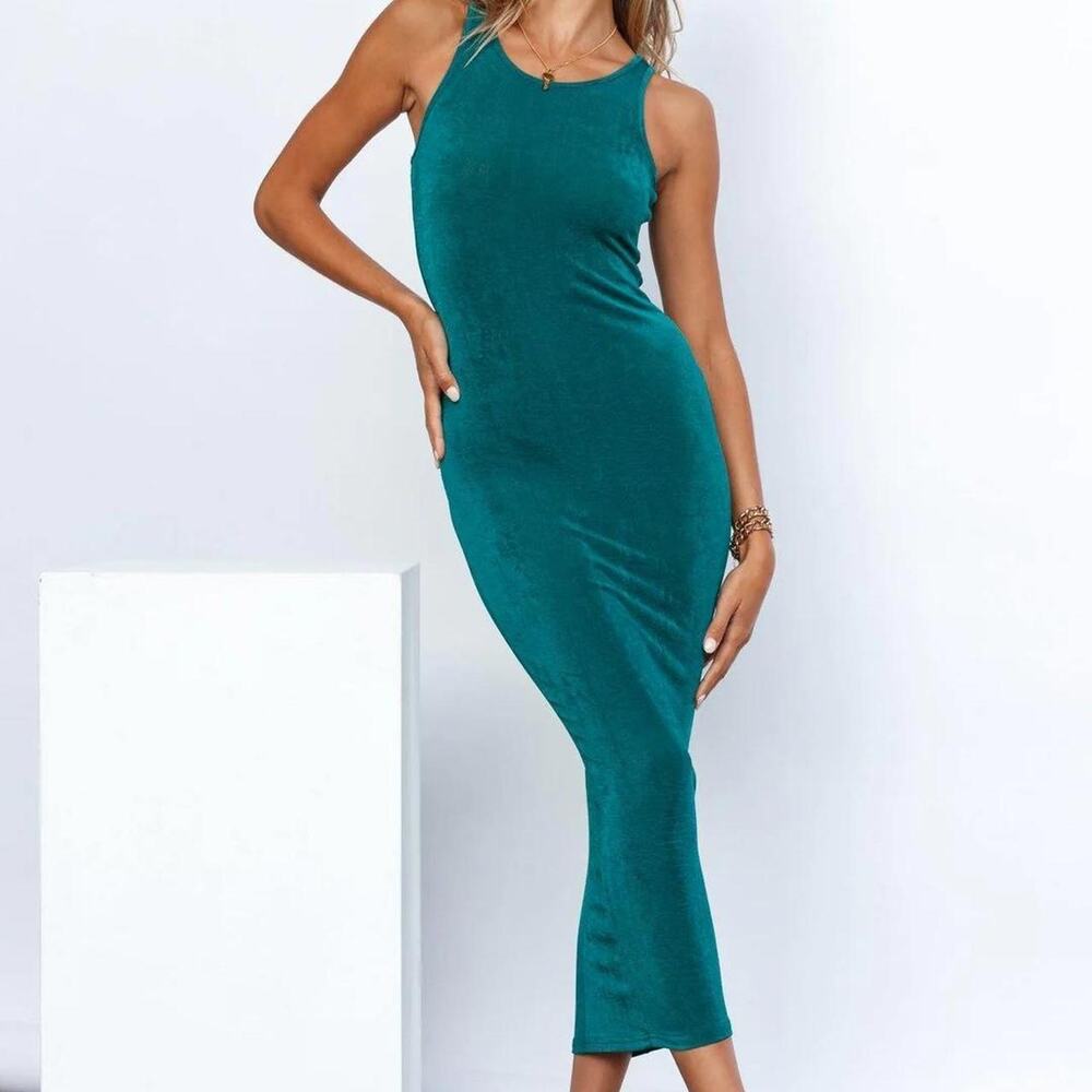 Lioness green bodycon dress size - Picture 2 of 4